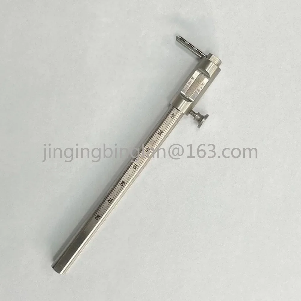 Dental measuring ruler caliper Vertical measuring inlay crown Digital vernier Bone spine thickness caliper