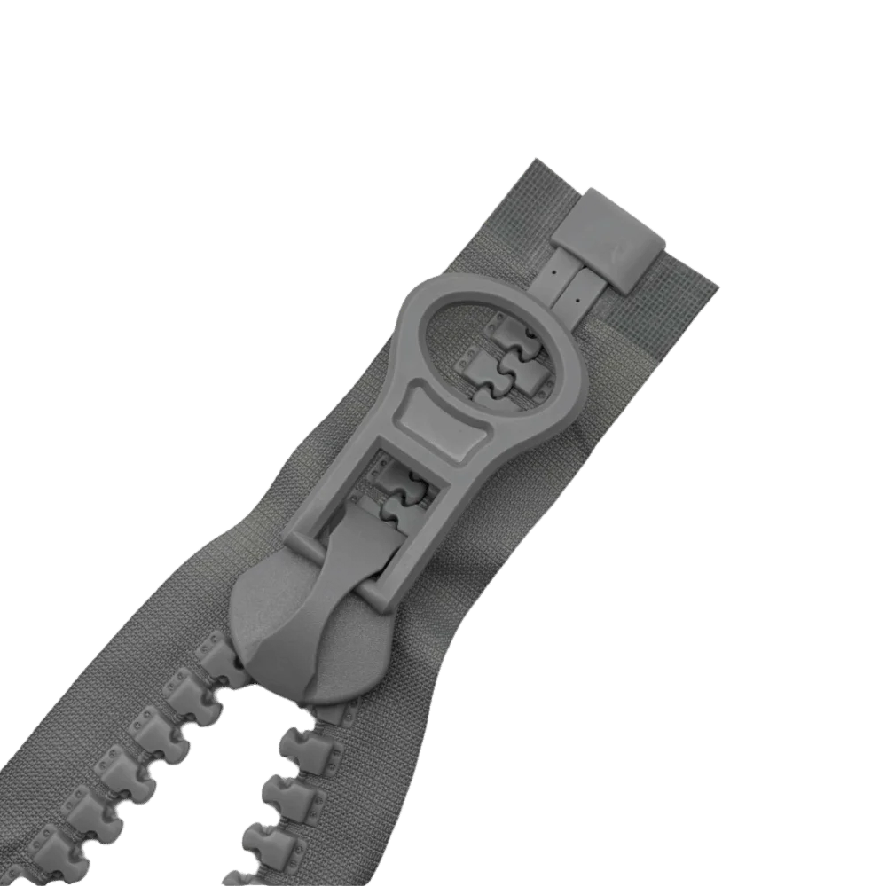 for Down Jackets 30# 60cm Big Zippers Resin Closed End Pull Ring Zip with Pull Ring Durable Slider Head Craft