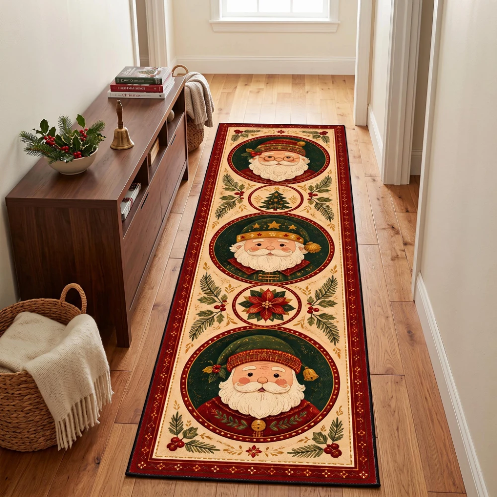 Gingerbread House Runner Carpet Bedroom Soft Corridor Large Rug Living Room Dining Room Home Entrance Hallway Decor Mats