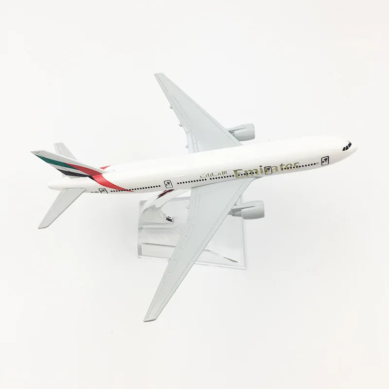 16CM Alloy aircraft model Emirates Boeing777 Diecast Aviation Plane Collectible Miniature Toys for Boys Dropshipping