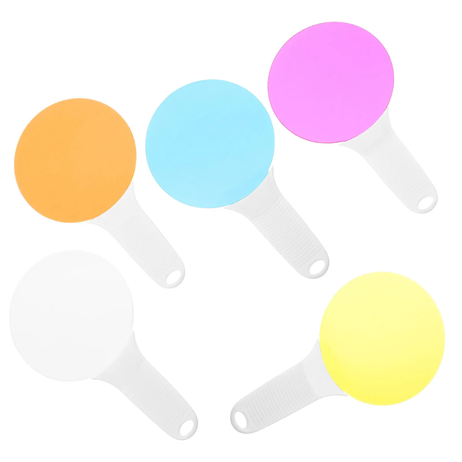 

5 Sheets Color Mixing Sheets Colorful Translucent Teaching Aids for Early Education Science Experiments Students Learning Props