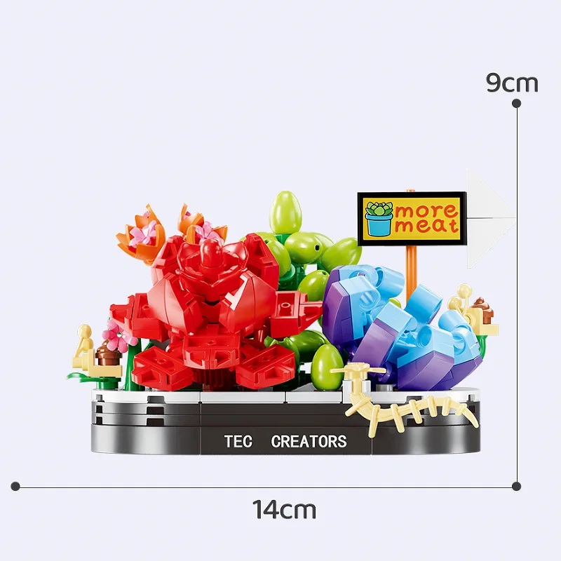 ลอยน้ําหอมพฤกษศาสตร์ร้านดอกไม้ฉากอาคารบล็อกการศึกษา DIY ประกอบของเล่นสําหรับเด็กและผู้ใหญ่