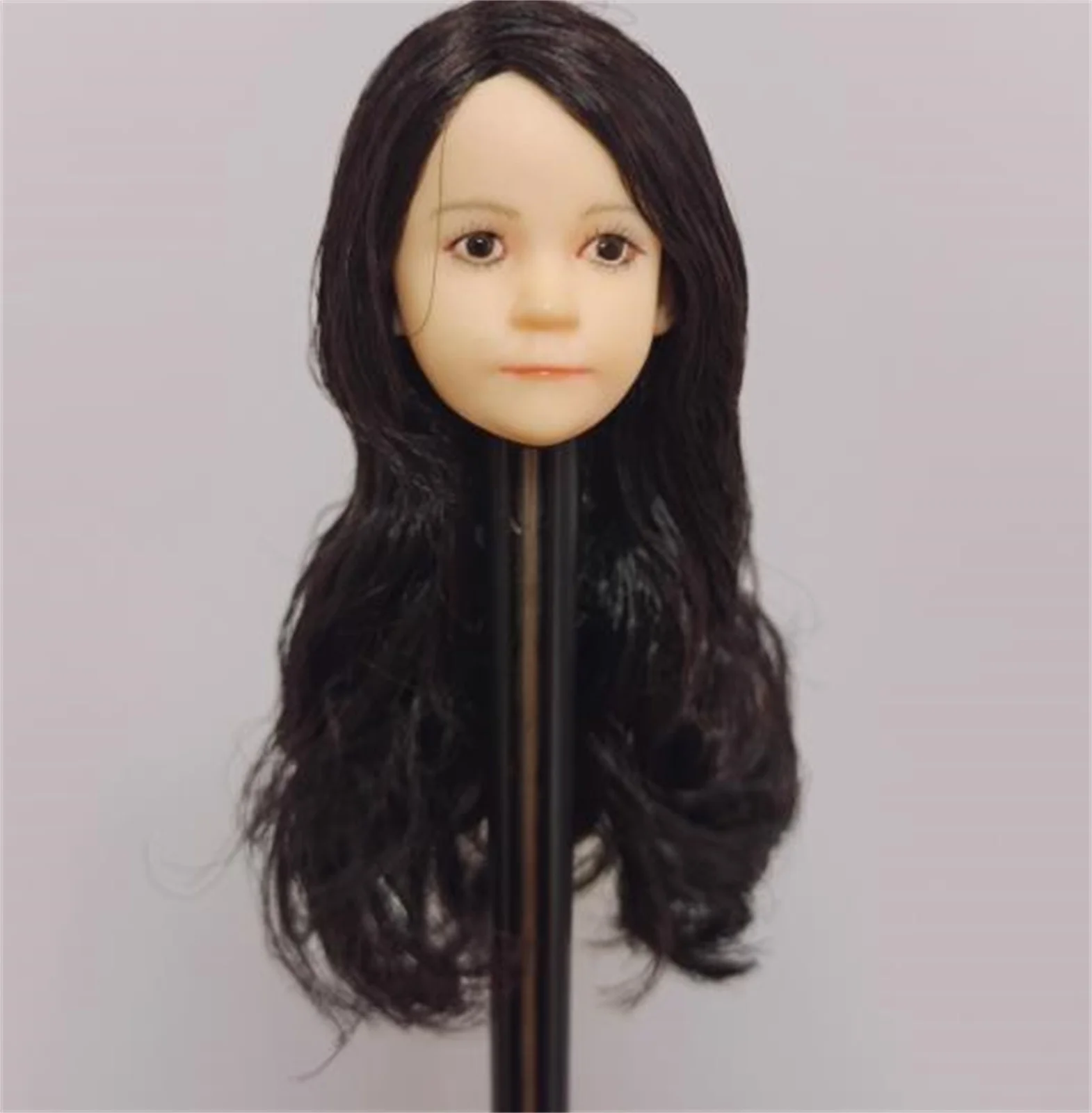 

1/6 Scale Female Loli girl Expression Head Model Long Hair For 12'' Tbleague Ph Figure Body