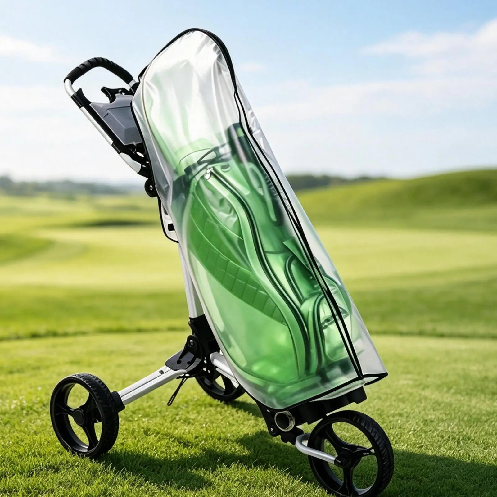 1PC Golf Bag Cover Golf Bag Rain Cover Waterproof Durable Golf Dustproof PVC Ball Bag Protective Cover For Golf Enthusiasts