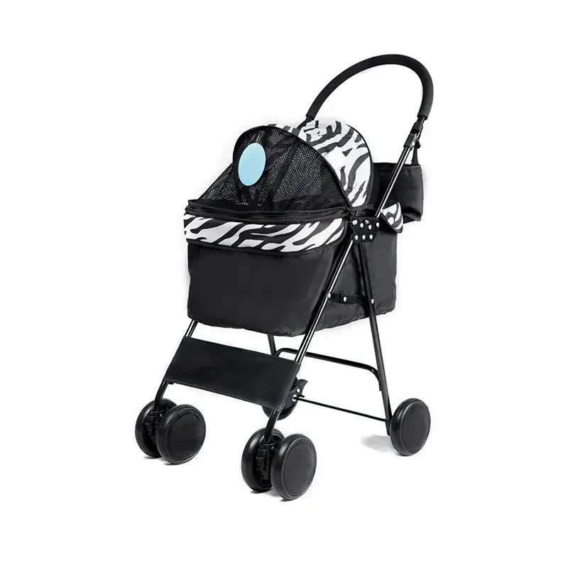 Easy Foldable Small Pet Stroller for Cats and Dogs