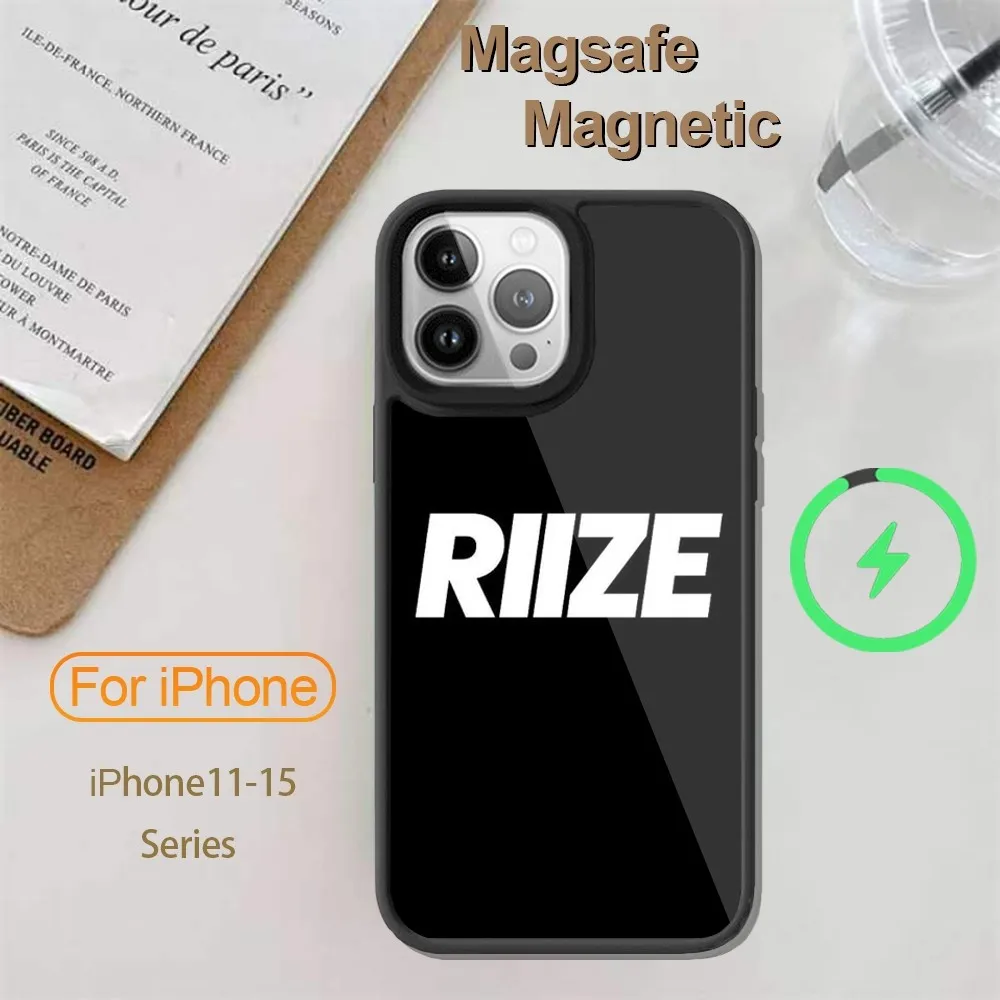 Riize Wonbin Singer  Phone Case  For iPhone 14 13 12 11 15 Pro Max Plus Mini Magsafe Wireless Charge Cover