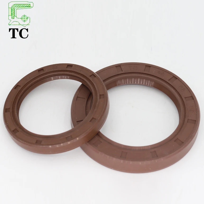 TC 12*24*5 12x24x5 17*28*6 17x28x6 24*35*7 24x35x7 Fluoro FKM Fluorine Rubber Spring Ring Gasket Radial Shaft Skeleton Oil Seal