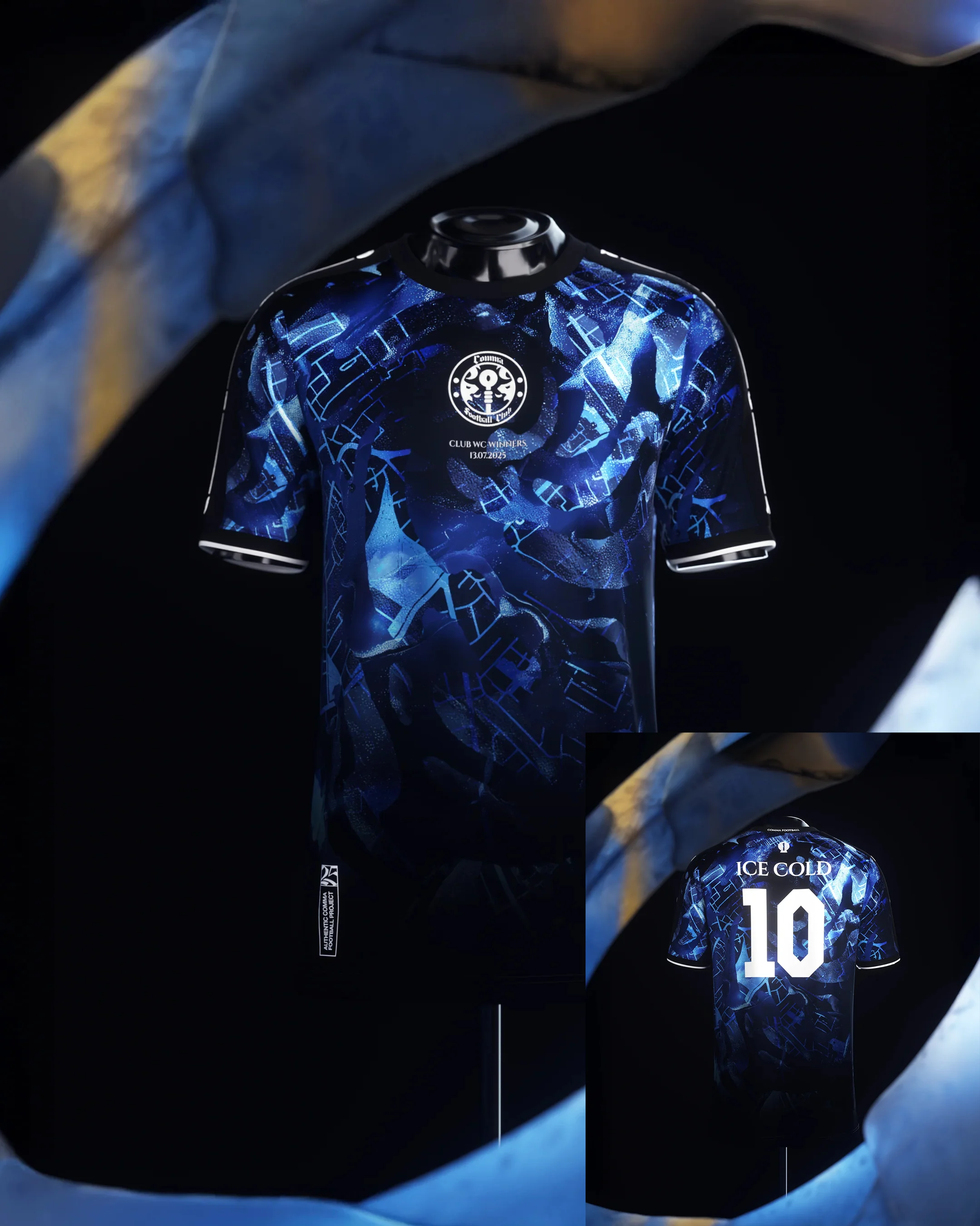 

Cyberpunk Jersey Strikes! 3d Printing Breathable Jersey!‘ICE COLD’ No.10 Battle robe —Trendsetters’ Cool Pick 2025 Summer!