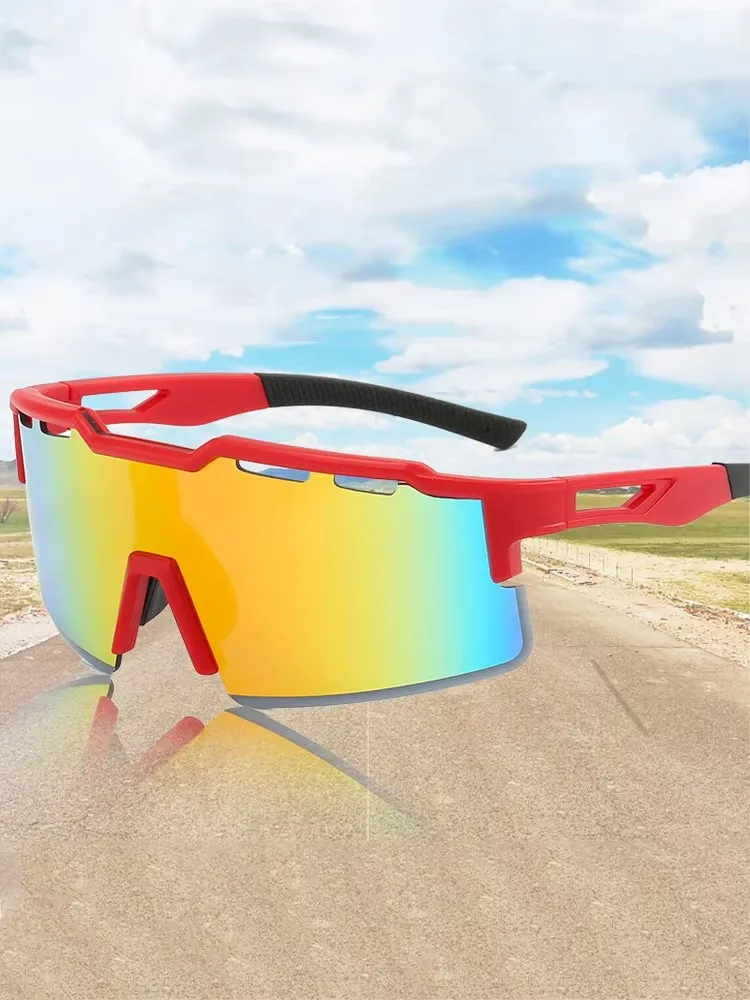 Neuer Modetrend Halbrahmen Outdoor Radfahren Sport Spiegel Männer und Frauen winddichte Schutzbrille 9968