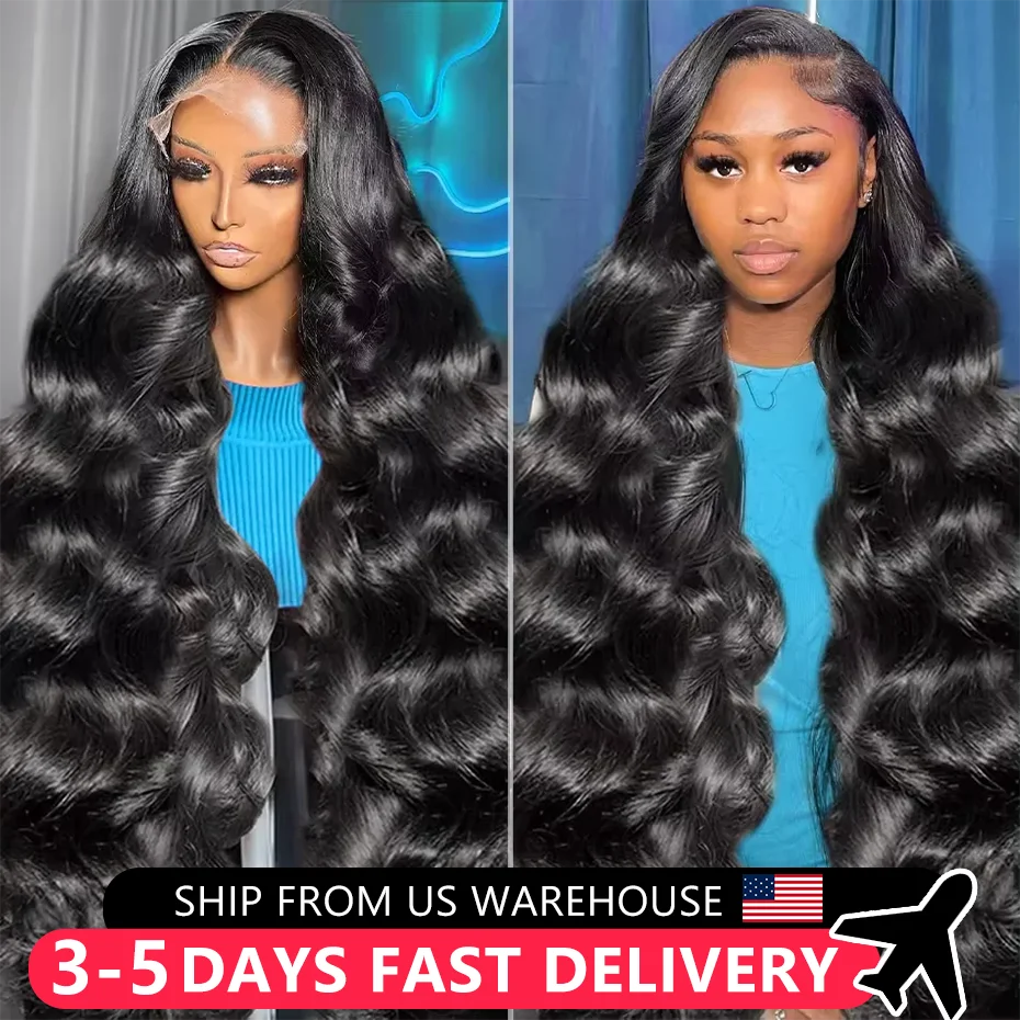 

Wig Human Hair Body Wave 13x4 HD Lace Frontal Wig Human Hair Cur Wig Indian Remy Pre Plucked 4x4 Lace Closure Wig For Women
