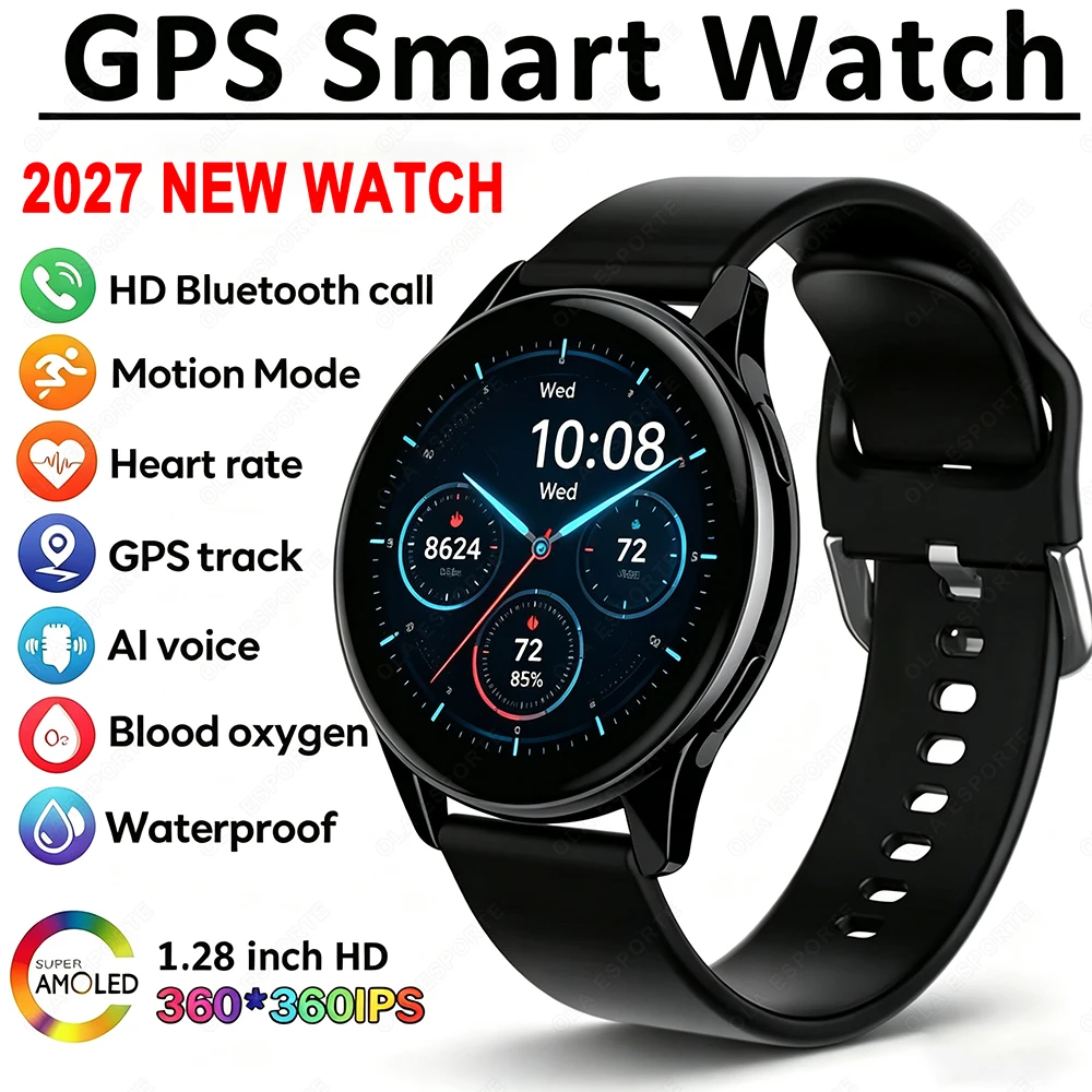 2026 New Women SmartWatch Bluetooth Call Lady Watches Sport Waterproof Heart Rate Sleep Smart Watch for Women Present Gift HT30
