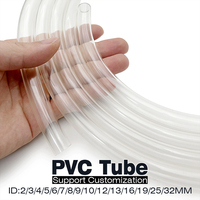 Multi-Size ID 2 3 4 5 6 7 8 9 10 12 13 16 mm Flexible Clear PVC Hose Transparent Tube Durable for Water Air Pump/Aquarium/Lab
