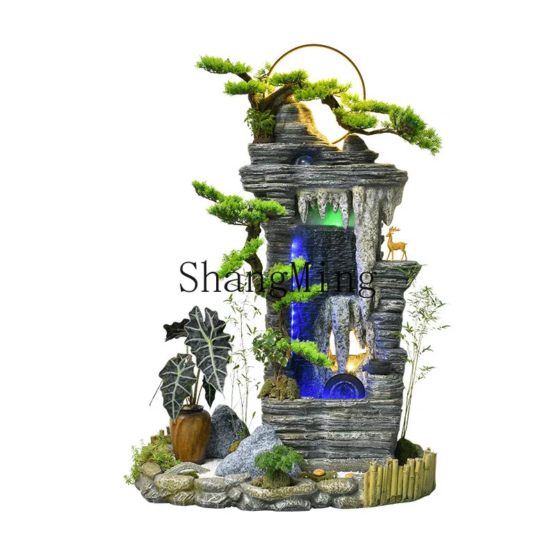 

DHY simulation rockery Taihu Lake stone clock garden landscape flowing water fountain floor ornament courtyard