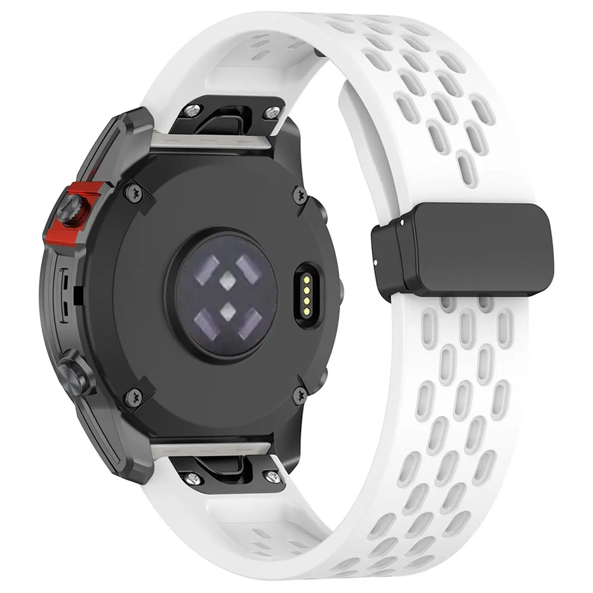 Silicone Strap for 8/6s/7x Pro/5/Tactix8 7 Quick Release Sport Watch Perforated Buckle Watch Strap 20mm
