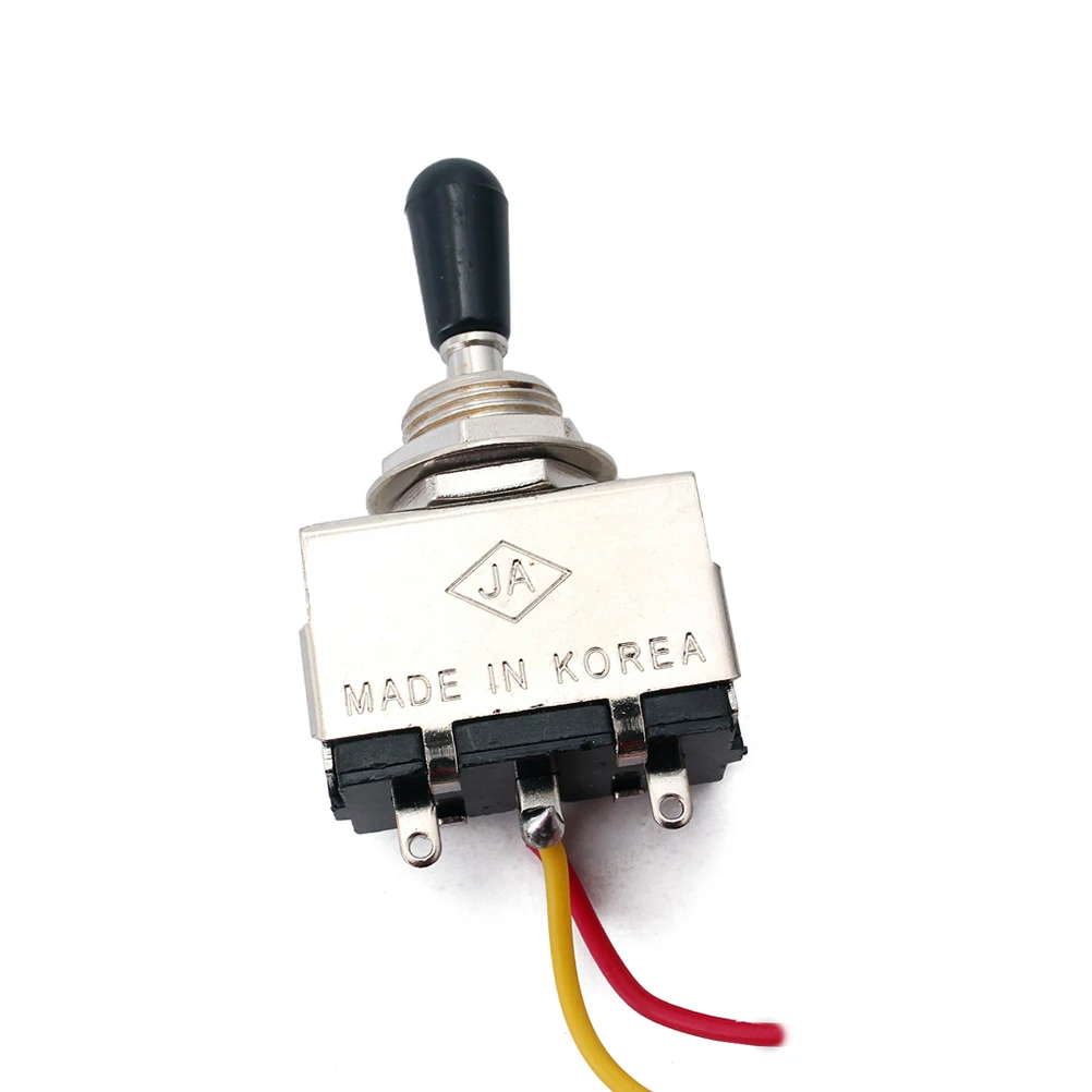 

Guitar Wiring Harness 1 Volume 1 Tone Pot Jack 500K Toggle Switch Durable Metal Component Low Noise