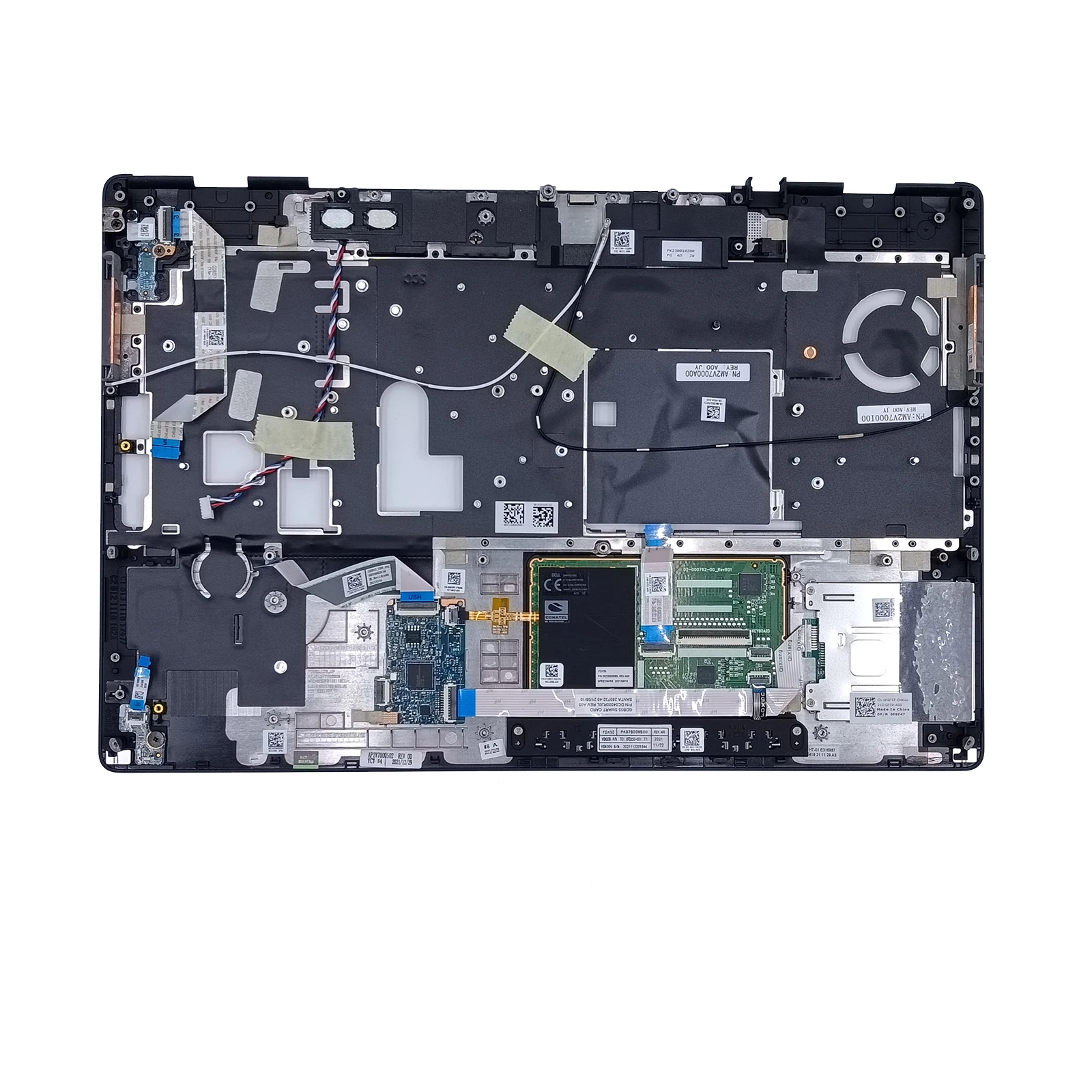 Laptop Top Case for DELL Precision 7550 with Touchpad Fingerprint Power Button 0VN1PF