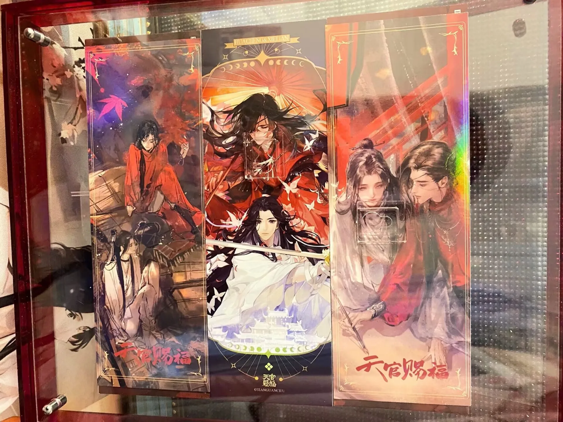 「天官賜福」と「謝蓮華城」の高精細7×20cmレーザーチケット2枚