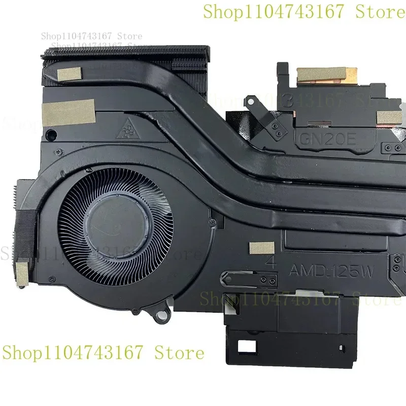 QIN 0DVK49 DVK49 Nuovo per Alienware M15 R7 Laptop AMD 125W Modulo Termico CPU + GPU Ventola di Raffreddamento e Dissipatore di Calore