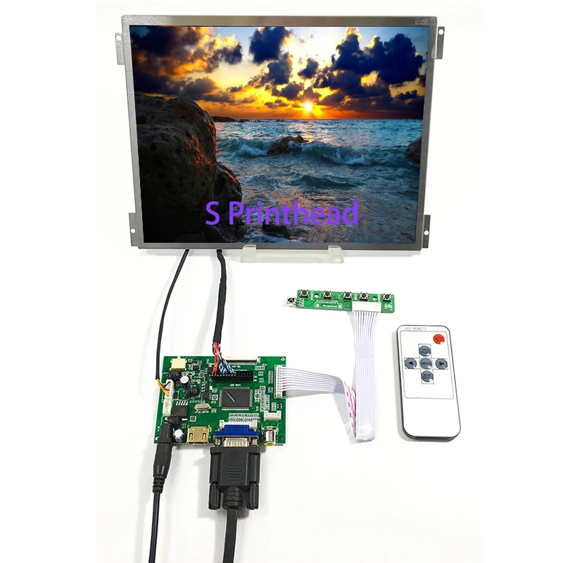 

New 10.4" inch G104XVN01.0 1024X768 IPS LCD Screen Replace G104X1-L04 HD MI VGA 2AV LCD Controller Board Work for LVDS Interface