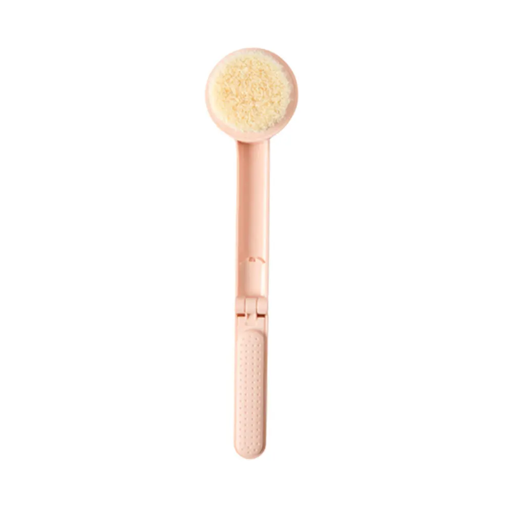 

1pc Long Handle Bath Brush Soft Bristle Shower Body Cleansing Exfoliating Back Scrubber Foot Massager Eco Friendly Safe Gift