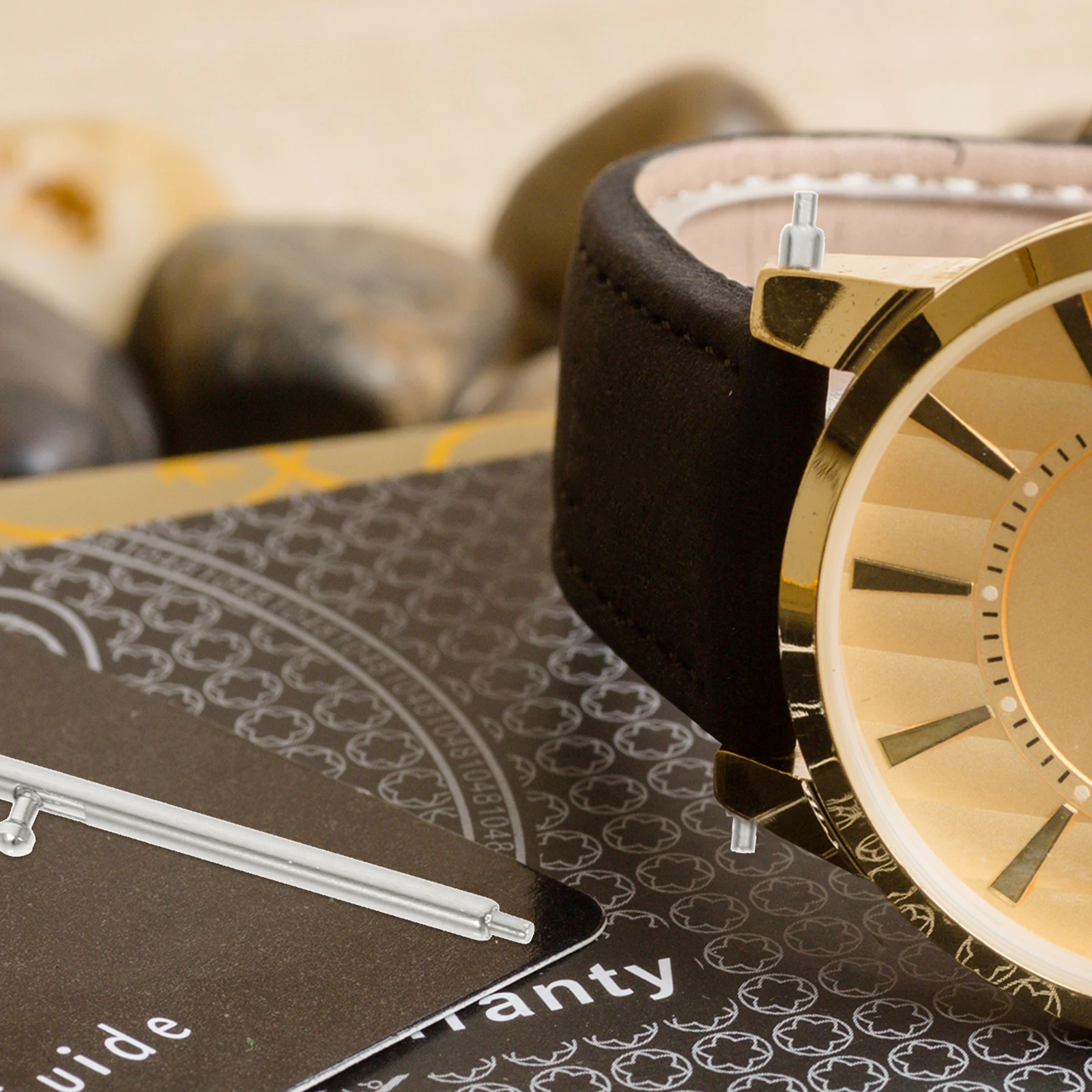 

4 Pcs Quick Release Watch Band 1.5 22mm Stainless Steel Repair Tools for Spring Bar Removal Strap Link Accessories