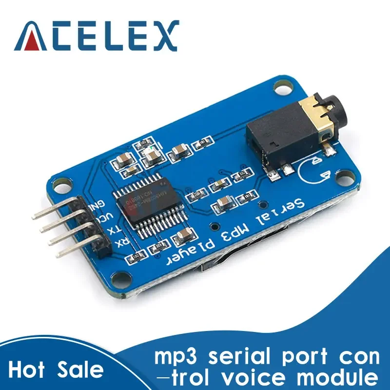 YX6300 YX5300 UARTควบคุมSerialโมดูลMP3 เครื่องเล่นเพลงโมดูลสำหรับArduino/AVR/ARM/PIC CF