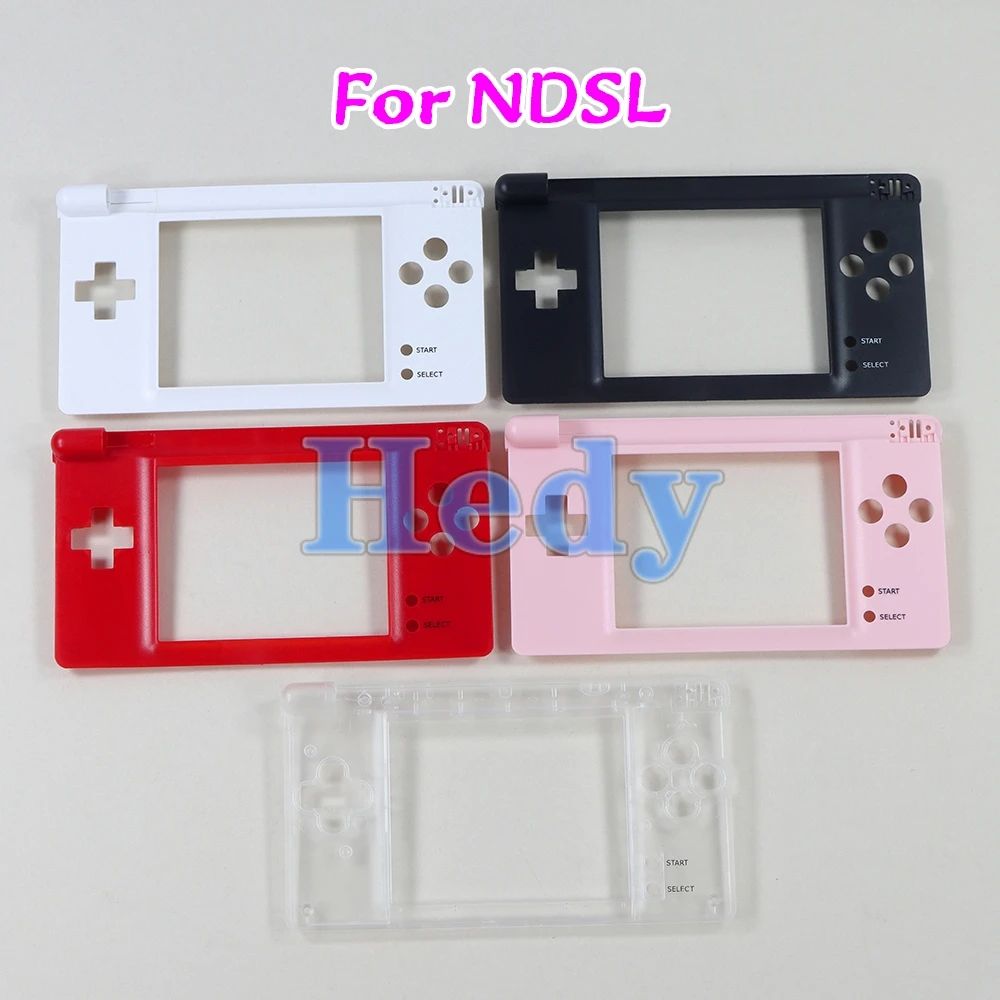 1 Uds carcasa de plástico para consola NDSL para DS Lite botón superior marco de pantalla LCD inferior carcasa carcasa frontal trasera
