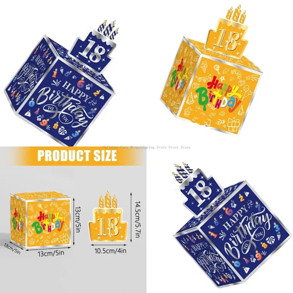 

Interactive Birthday Party Toy With Replaceable Age Number Friendly Paper Design