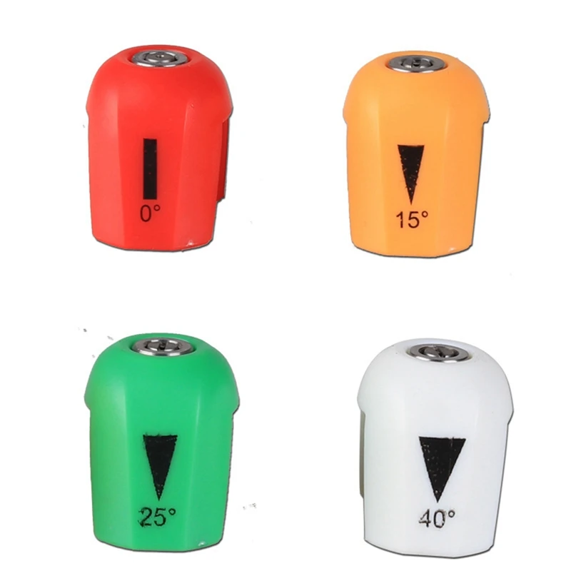 Pressure Washer Tips Quick-Connect Spray Tips Multiple Degrees 1/4 Inch Quick Connect, Spray Set Kits For Karcher, 4 Pack