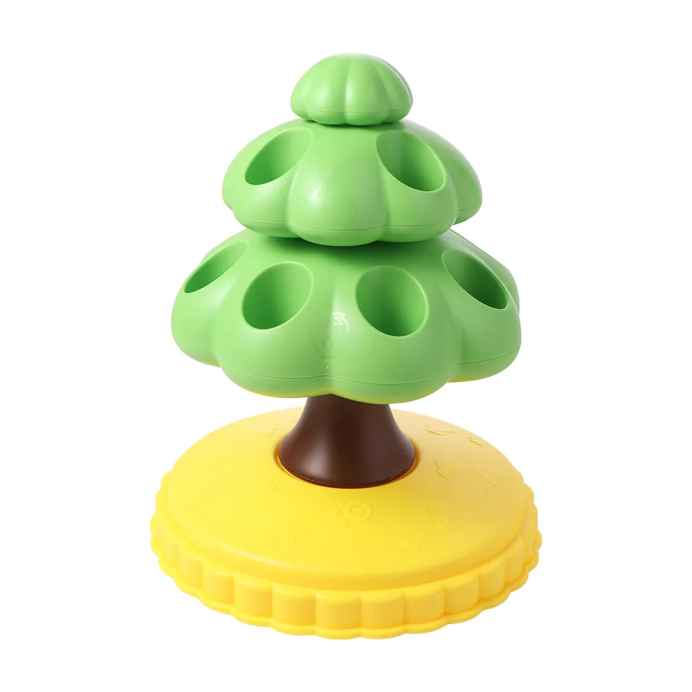 Magnetic Woodpeckers Pick Fruit Trees Fishing Dish Early Educational Rotating-Woodpecker Picking Fruit Trees Colorful Funny