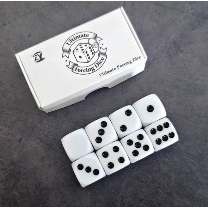 Ultimate Forcing Dice Magic Trick Mentalism Prop for Magicians Gimmicks Prediction & Mind Reading Magic Predict Any Number Dice