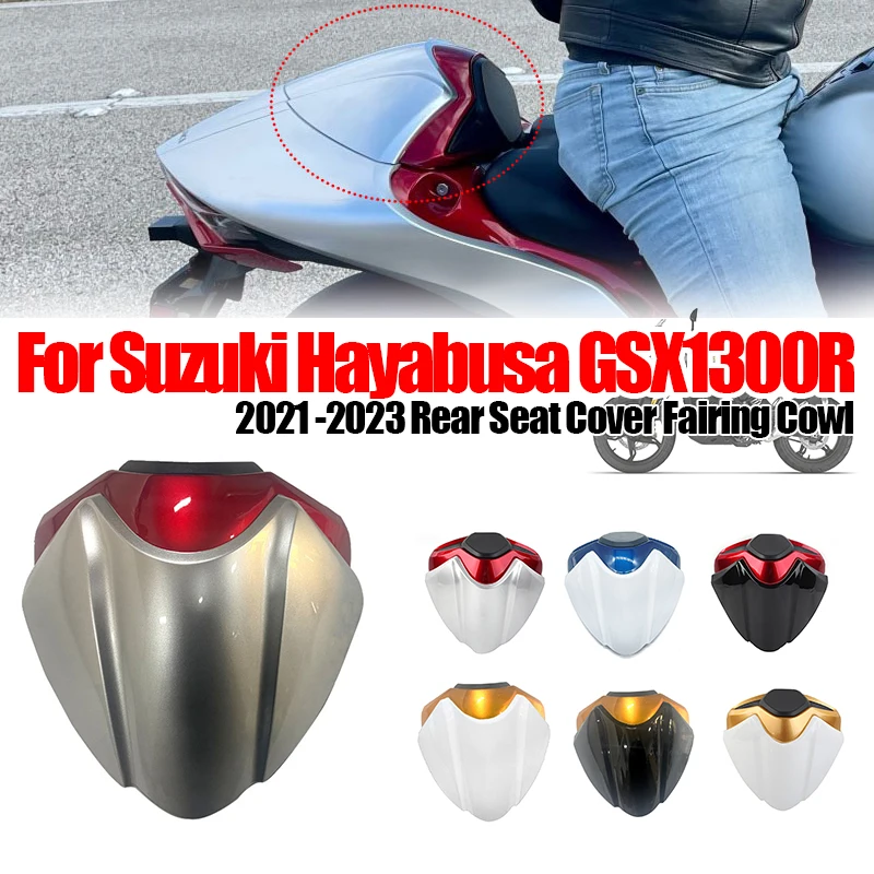 For SUZUKI Hayabusa GSX1300R GSX 1300 R GSX-R GSXR 1300 2021 2022 2023 Motorcycle Passenger Pillion Rear Seat Cover Fairing Cowl