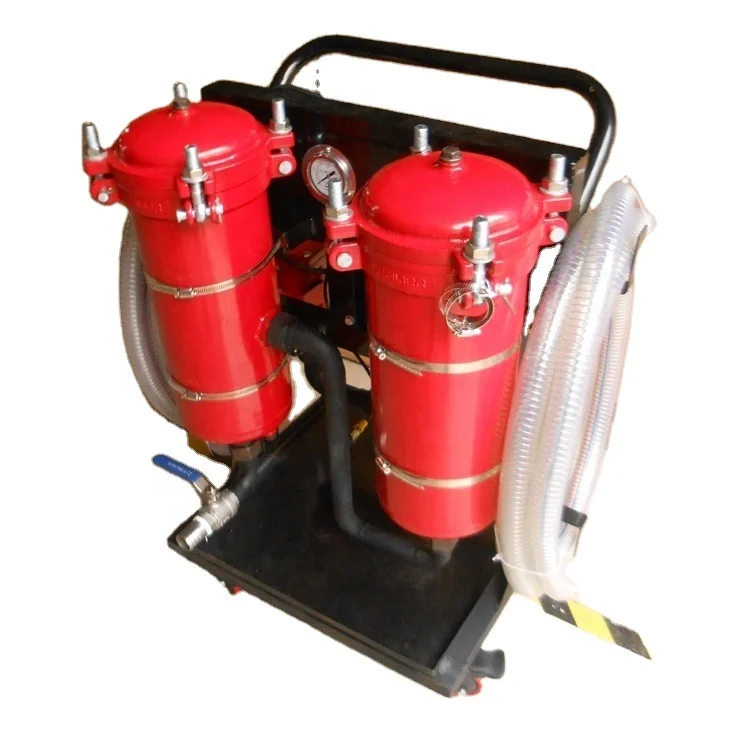 Hot Sell LYC-32B Easy-shift Waste Engine Oil Treatment Purifier Push Oil Filter Small Oil Filter Machine for Auto Machines