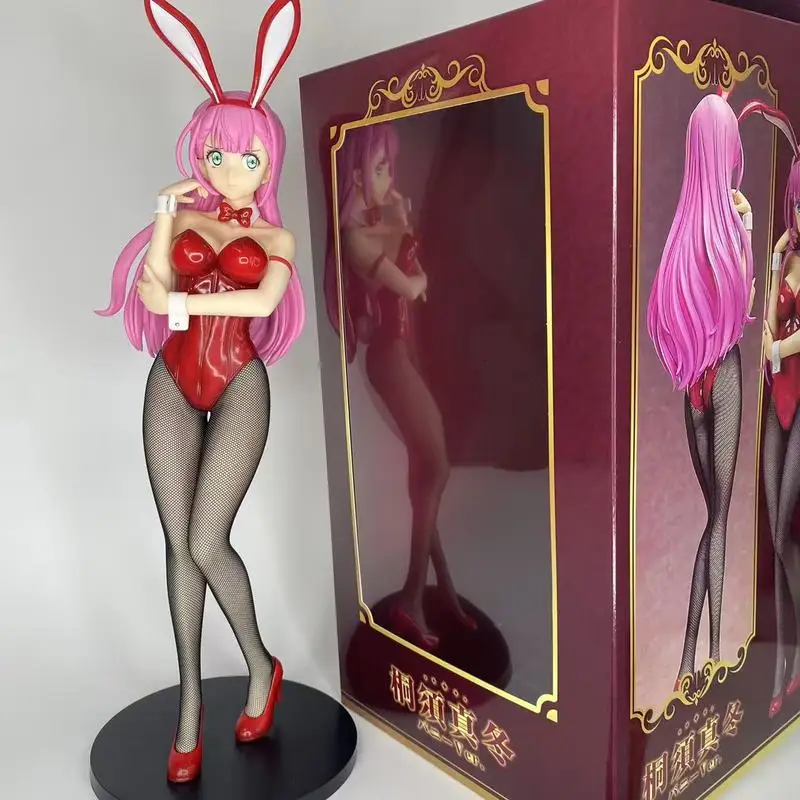 

Anime Beautiful Girl 1/4 Kirisu Mafuyu Bunny Girl Standing Figure Model Statue Collectible Toy Desktop Decoration Ornament Gift