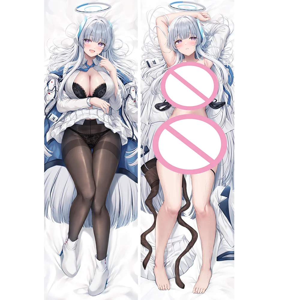 أنيمي الأزرق الأرشيف Ushio Noa الجسم Dakimakura غطاء تأثيري الدعائم Peachskin أنيمي 2 الجانب المطبوعة أوتاكو وسادة وسادة يغطي