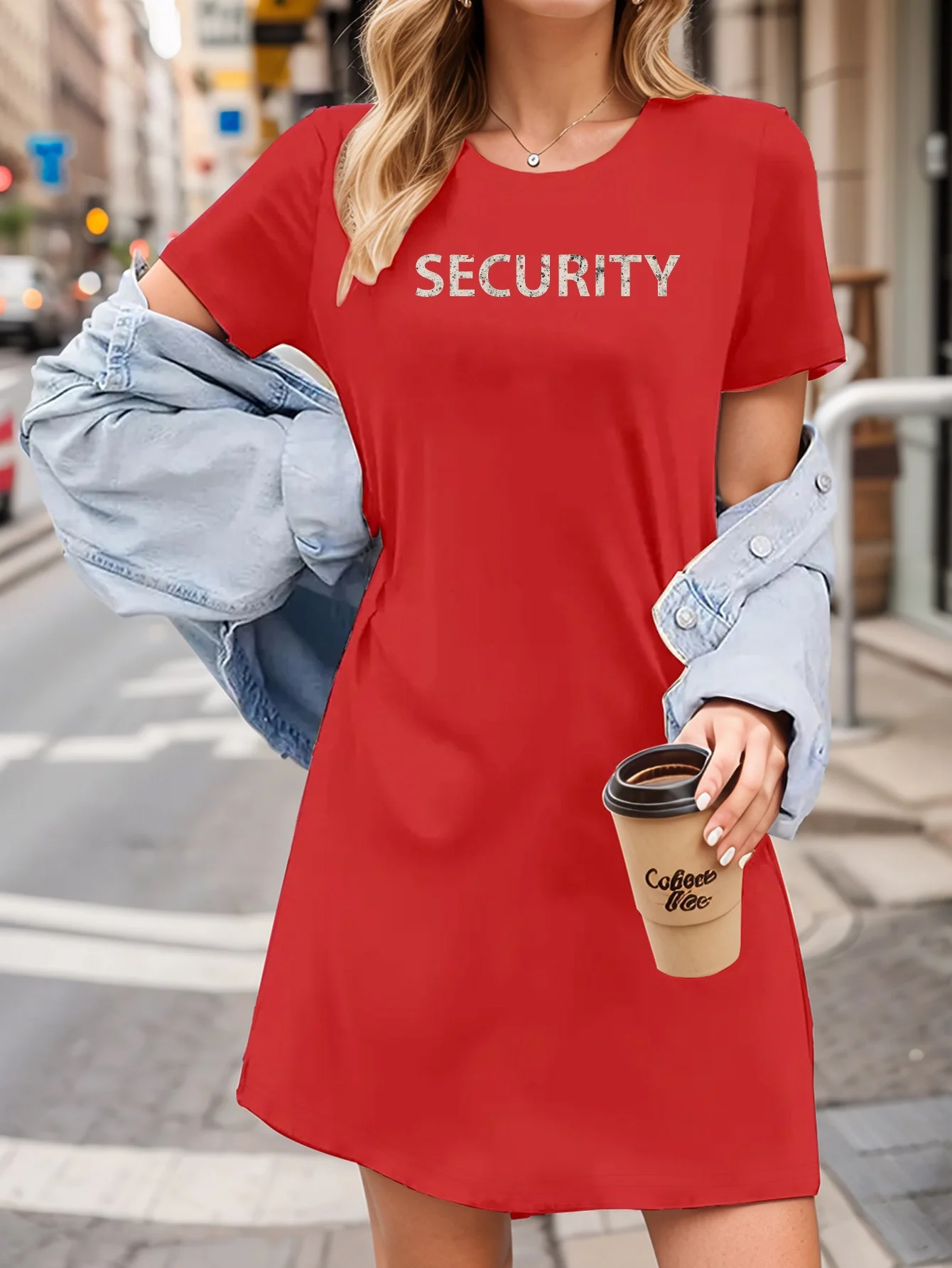 

American Street Wine Red Number Print T-Shirts Women's Summer Round Neck Retro Short Sleeve Casual Loose INS Styles Tops