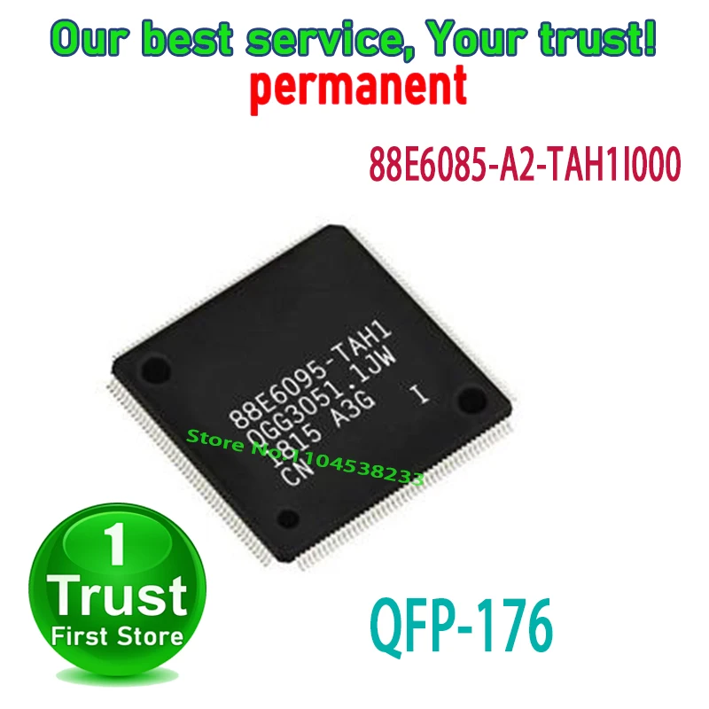 2PCS~10PCS/LOT 88E6085-A2-TAH1I000 QFP176 NEW and Original in Stock