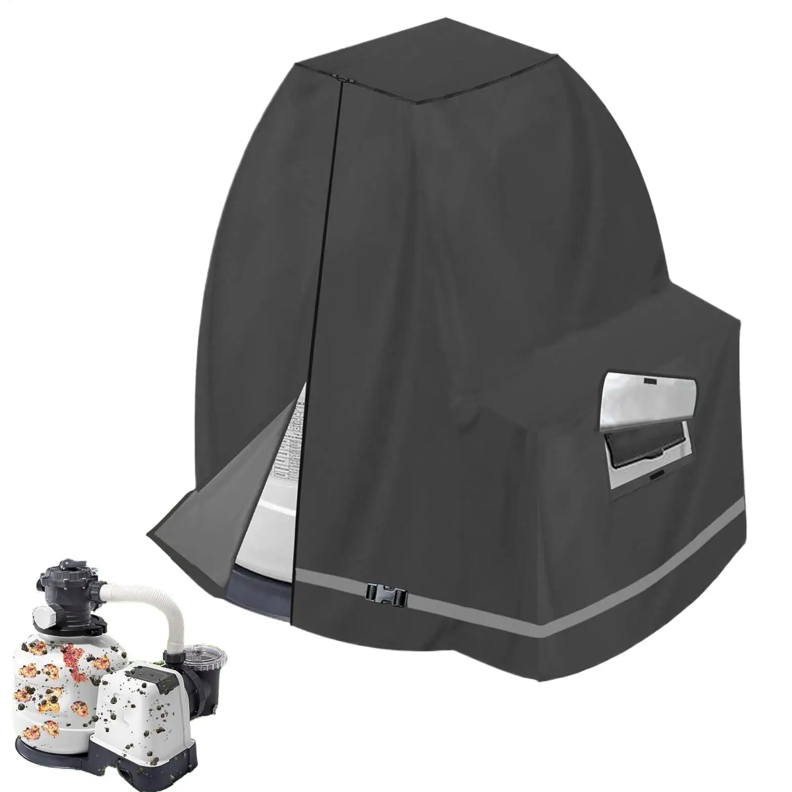 

Pool Filter Pump Cover ForINTEX 14-16 Inch Sand Filter Waterproof Outdoor Garden 420D Pool Sewage Sand Filter Pump Covers