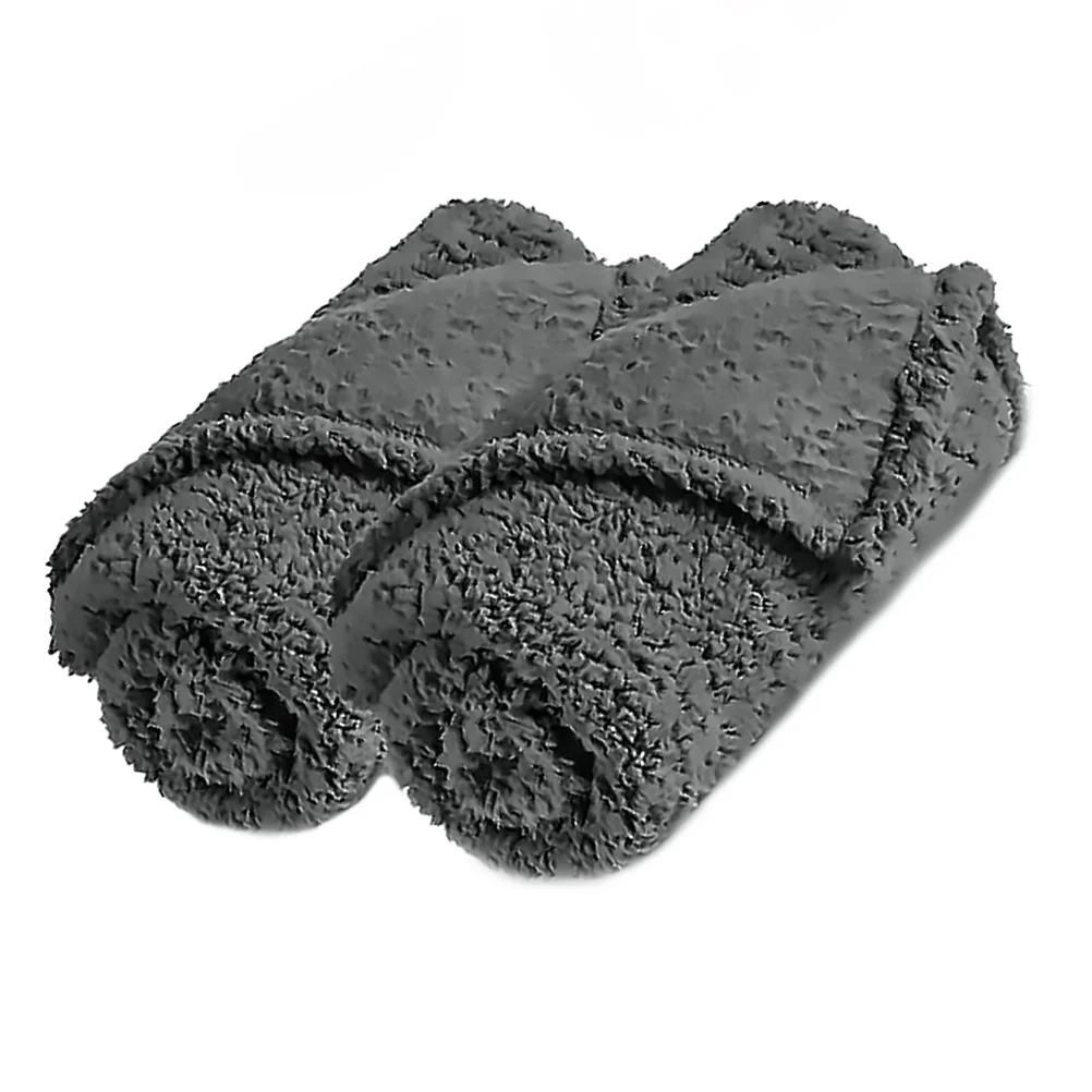 2 قطعة بطانية للحيوانات الأليفة الصوف الدافئة بساط نوم مريح الجلد ودية لحاف ناعم للكلاب القطط جرو غطاء سرير مستلزمات الحيوانات الأليفة #6