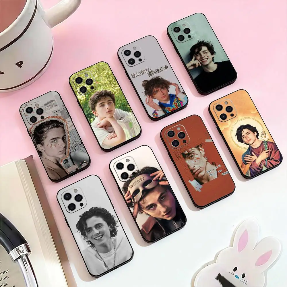 

Timothee Actor C-Chalamet Phone Case Silicone Soft For IPhone 17,16,15,14,13,12,11,XS,Plus Pro Max