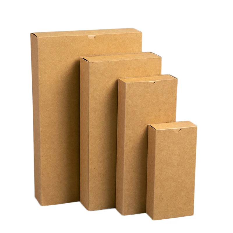 Custom White Cardboard Box Customization Small Batch Customization Box Black Card Packaging Box Printing Kraft Paper Drawer