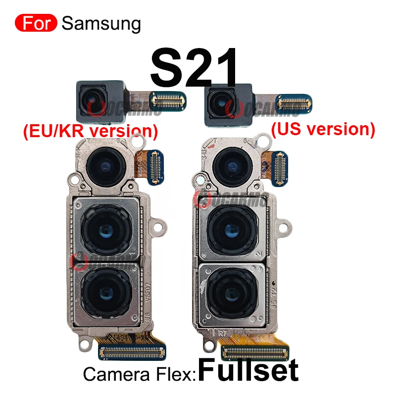 Rear Main And Wide Cameras For Samsung Galaxy S21 G991U G991N G991B G9910 Front Faceing Camera Repair Parts