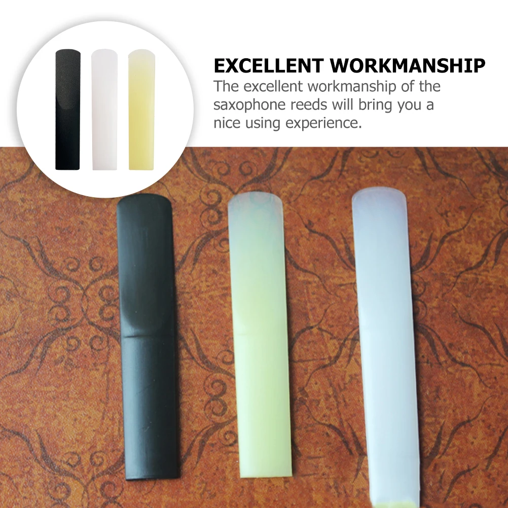 

3 Pcs Flute Whistle Nice Using Experience Saxophone Reeds Alto Major for Most Saxophones Resin Replacement Beginner