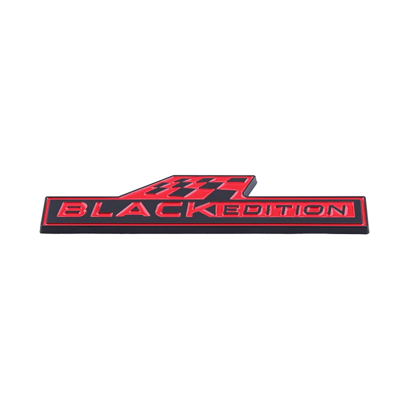 3D Metal Black Edition Emblem Car Sticker Tools Badge for All Models Decoration  Toyota Corolla 2009 Car Accessories Stickers view 2