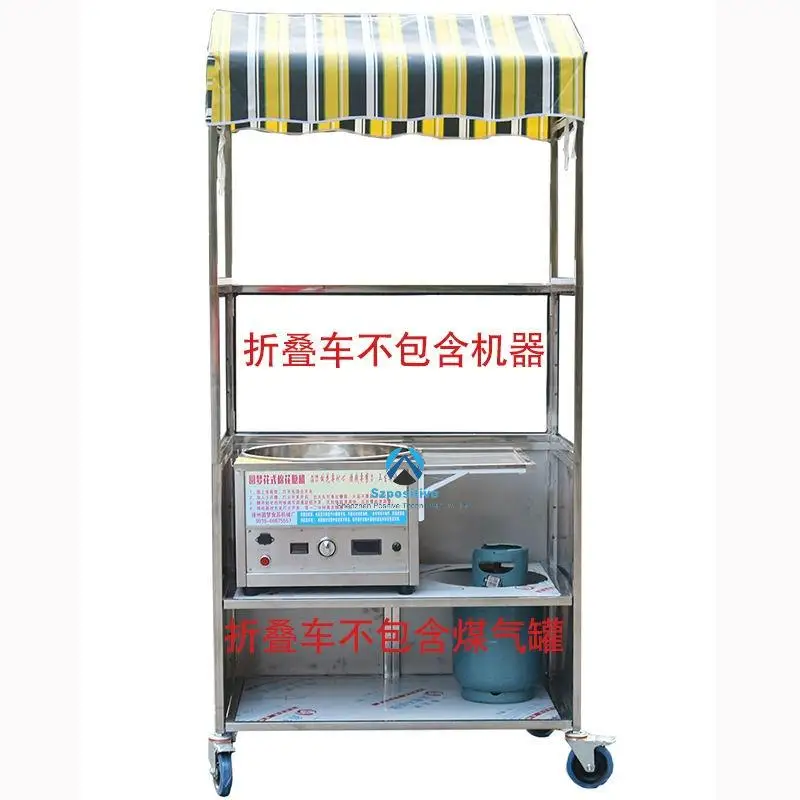 custom.Stainless Steel Catering Equipment Mobile Food Carts Vending Truck CART Street Snacks Cotton Candy Street Food Cart