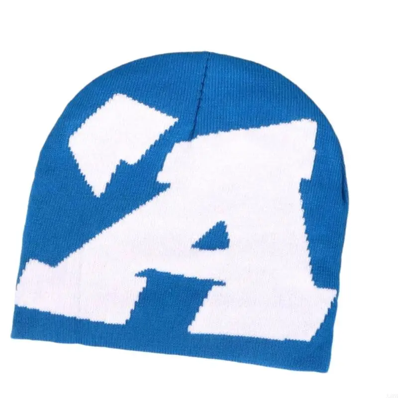 Trendy Acrylic Hip Hop Winter Warm Hat Comfortable Stretch Design