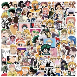 10/30/50/100pcs Mix Cute Jujutsu Kaisen Attack On Titan Anime Stickers DIY Laptop Motorcycle Phone Car Kids Cartoon Sticker Toys