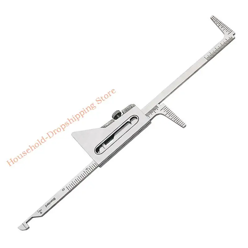 

85AD Welding Pipe Gauge 0-32mm Dual Unit Stainless Steel Welding Measure Tool Pipe