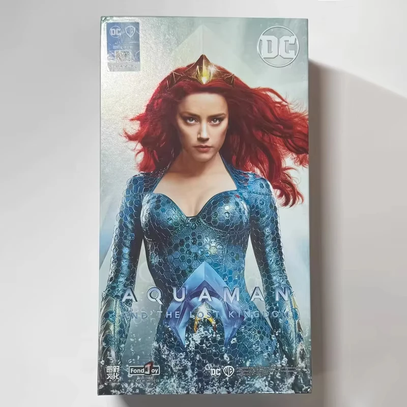Figuras de películas cómicas de Fond Joy Marvel de 19cm, figura de acción de Aquaman Mera, modelo de estatua, colección de muñecos, juguetes, regalos