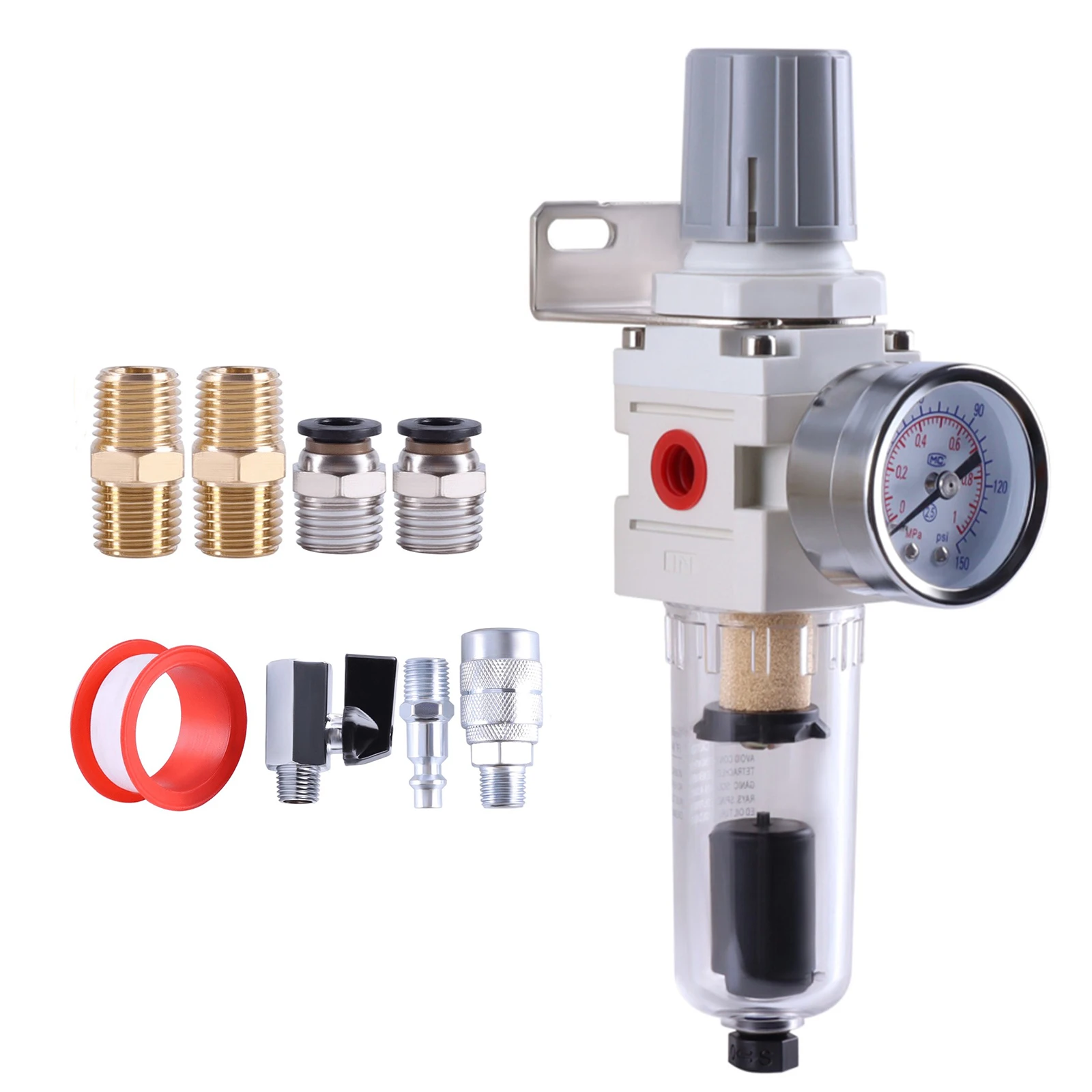 AW2000-02 AW2000-02D AW4000-04 Pneumatic Filter Regulator Air Handling Pneumatic Valve Pressure Reducing Valves